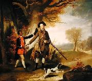 Johann Zoffany, The Third Duke of Richmond out Shooting with his Servant